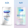 Bao Cao Su Durex Invisible Extra Thin Extra Sensitive Hộp 10 Cái