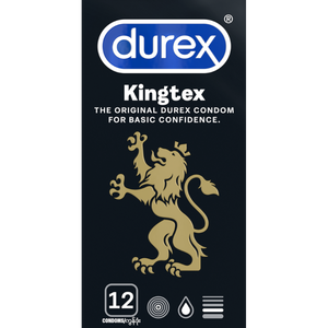 Bao Cao Su Durex Kingtex Hộp 12 Cái