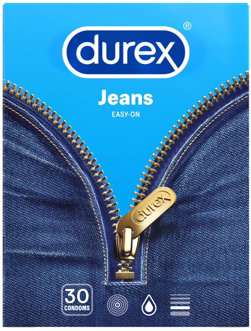 Bao Cao Su Durex Jeans Hộp 30 cái