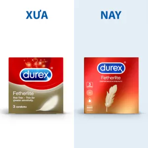 Bao Cao Su Durex Fetherlite Hộp 3 Cái