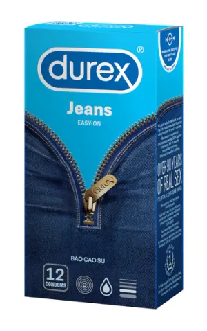 Bao Cao Su Durex Jeans Hộp 12 cái