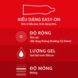 Bao Cao Su Durex Fetherlite Hộp 12 cái