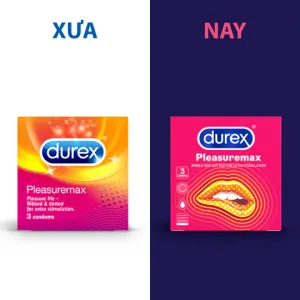 Bao Cao Su Durex Pleasuremax Hộp 3 Cái