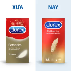Bao Cao Su Durex Fetherlite Hộp 12 cái